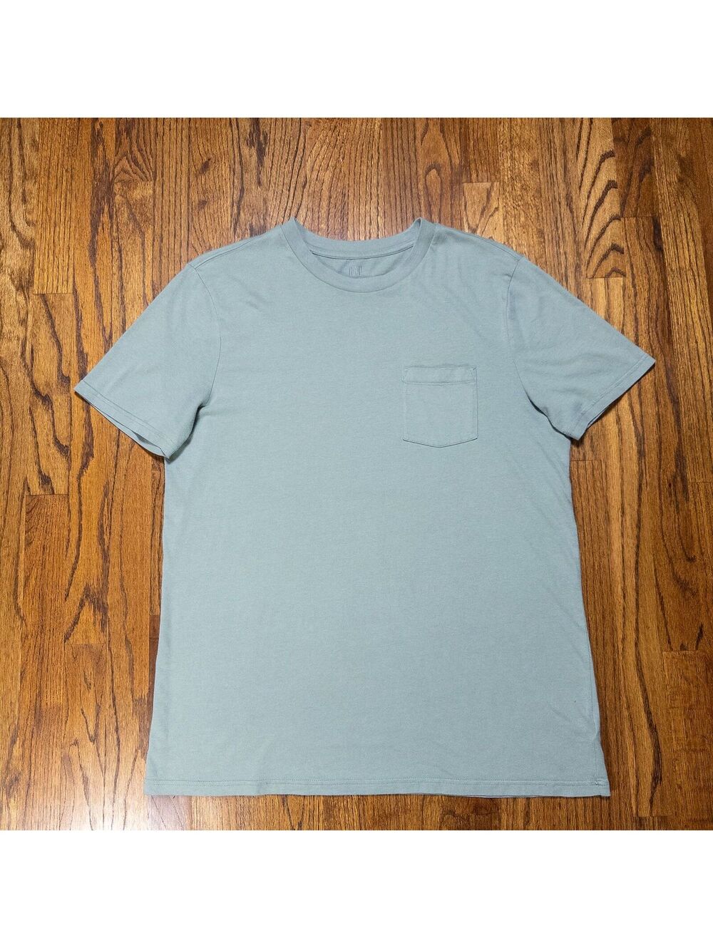 Gap Organic Cotton Pocket Tee Seafoam Green • Large